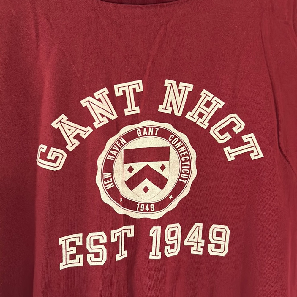 Gant XL Tee half sleeve red